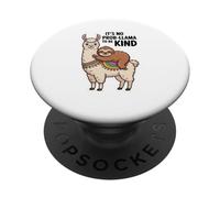 It's No Prob Llama To Be Kind Sloth Kids Unity Day Orange PopSockets Adhesive PopGrip