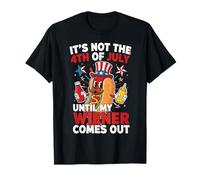 It's Not 4th of July Until My Wiener Comes Out 4th of July T-Shirt
