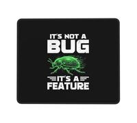 It'S Not A Bug It'S A Feature Mouse Pad Non-Slip Mousepads Portable Mouse Pads For Gaming Work Pc 25X30Cm