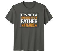 Its Not A Dad BOD Its A Father Figure Mens T-Shirt Dad Jokes Fatherhood Fathers Day for Him L Light Graphite