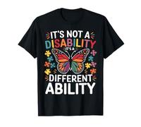 It's Not A Disability It's A Different Ability Funny Autism T-Shirt