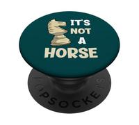 It's Not A Horse Funny Chess Piece PopSockets Adhesive PopGrip