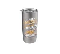 It's Not A Mess It's A Creative Process Drawing Artist Stainless Steel Insulated Tumbler