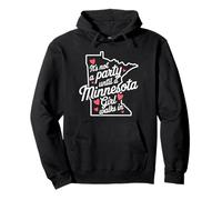 It's Not a Party Until a Minnesota Girl Walks In,Proud Girls Pullover Hoodie