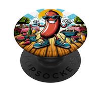 It's Not A Party Until the Kielbasa Comes Out Sausage BBQ PopSockets Adhesive PopGrip