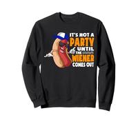 It's Not A Party Until The Weiner Comes Out Hotdog BBQ Sweatshirt