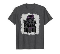 Its Not A Phase Mom Elder Emo Gothic Rebel Nostalgia T-Shirt, Men, Dark Heather Grey, 6XL
