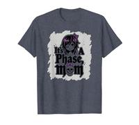 Its Not A Phase Mom Elder Emo Gothic Rebel Nostalgia T-Shirt, Men, Heather Blue, 6XL