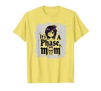 Its Not A Phase Mom Elder Emo Gothic Rebel Nostalgia T-Shirt, Men, Lemon, XXL