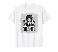 Its Not A Phase Mom Elder Emo Gothic Rebel Nostalgia T-Shirt, Men, White, 6XL