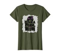 Its Not A Phase Mom Elder Emo Gothic Rebel Nostalgia T-Shirt, Women, Olive Green, XX-Large