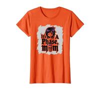 Its Not A Phase Mom Elder Emo Gothic Rebel Nostalgia T-Shirt, Women, Orange, XX-Large
