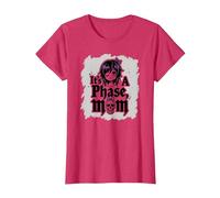 Its Not A Phase Mom Elder Emo Gothic Rebel Nostalgia T-Shirt, Women, Red Heather, Medium