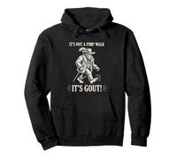 It's Not A Pimp Walk It's Gout Funny Frog Dad Father's Day Pullover Hoodie