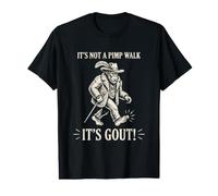 It's Not A Pimp Walk It's Gout Funny Frog Dad Father's Day Value Graphic T-Shirt