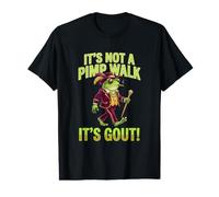 It's Not A Pimp Walk It's Gout Funny Frog Dad Father's Day Value Graphic T-Shirt