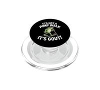 It's Not A Pimp Walk It's Gout Funny Frog Gout Quote PopSockets PopGrip for MagSafe