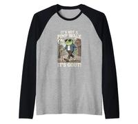 It's Not A Pimp Walk It's Gout Funny Frog Raglan Baseball Tee