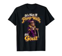 It's Not A Pimp Walk It's Gout Funny Hip Hop Bigfoot Rap T-Shirt
