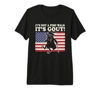 Its Not A Pimp Walk Tshirt Frog Funny Humor Old Man Grandpa Premium T-Shirt