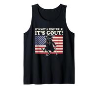 Its Not A Pimp Walk Tshirt Frog Funny Humor Old Man Grandpa Tank Top