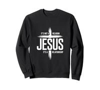 It's Not a Religion | Christian Faith Relationship Design Sweatshirt
