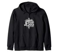It's Not a Religion | Christian Faith Relationship Design Zip Hoodie