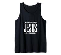 It's Not a Religion, It's a Relationship with Jesus Design Tank Top