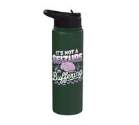 It's Not A Seizure I'm Buffering Stainless Steel Insulated Water Bottle