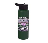 It's Not A Seizure I'm Buffering Stainless Steel Insulated Water Bottle