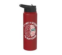 It's Not A Seizure I'm Buffering Stainless Steel Insulated Water Bottle