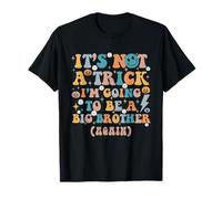 Its Not A Trick Im Big Brother Again Halloween Groovy Reveal T-Shirt