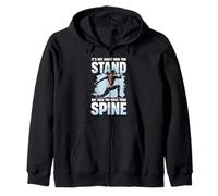 It's Not About How You Stand Spine Move Zip Hoodie