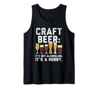 It's Not Alcoholism It's A Hobby Funny Craft Beer Tank Top