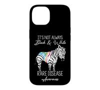 IT'S NOT ALWAYS Black & White Rare Disease Awareness Case for iPhone 14