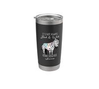 It's NOT Always Black & White Rare Disease Awareness Stainless Steel Insulated Tumbler