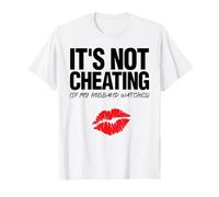 It's Not Cheating If My Husband Watches Swinger Women's Gift T-Shirt