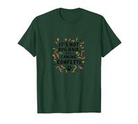 Its Not Dog Hair Its Canine Confetti Funny Pet Quote T-Shirt, Men, Forest Green, S