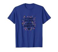 Its Not Dog Hair Its Canine Confetti Funny Pet Quote T-Shirt, Men, Royal Blue, XXL