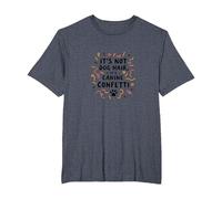 Its Not Dog Hair Its Canine Confetti Funny Pet Quote T-Shirt, Men's Big and Tall, Heather Blue, 5X Tall