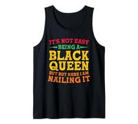 It's Not Easy Being a Black Queen Black History Month Pride Tank Top