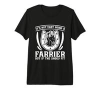 It's Not Easy Being Blacksmithing Forging Horseshoe Farrier Premium T-Shirt