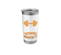 It's not Going to be Easy but it Will Always be Worth it Stainless Steel Insulated Tumbler
