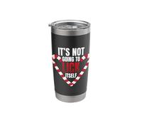 It's Not Going to Lick Itself Candy Cane Stainless Steel Insulated Tumbler