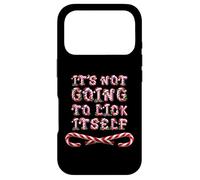 It's Not Going To Lick Itself. Funny Candy Cane Stick Xmas Case for iPhone 17 Pro