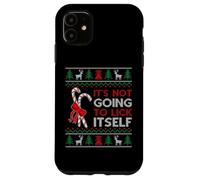 It's Not Going to Lick Itself - Funny Ugly Christmas Sweater Case for iPhone 11