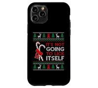 It's Not Going to Lick Itself - Funny Ugly Christmas Sweater Case for iPhone 11 Pro