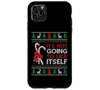 It's Not Going to Lick Itself - Funny Ugly Christmas Sweater Case for iPhone 11 Pro Max