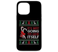 It's Not Going to Lick Itself - Funny Ugly Christmas Sweater Case for iPhone 13 Pro Max