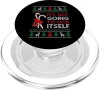 It's Not Going to Lick Itself - Funny Ugly Christmas Sweater PopSockets PopGrip for MagSafe